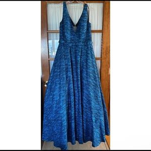 Blue Prom Dress size 16
